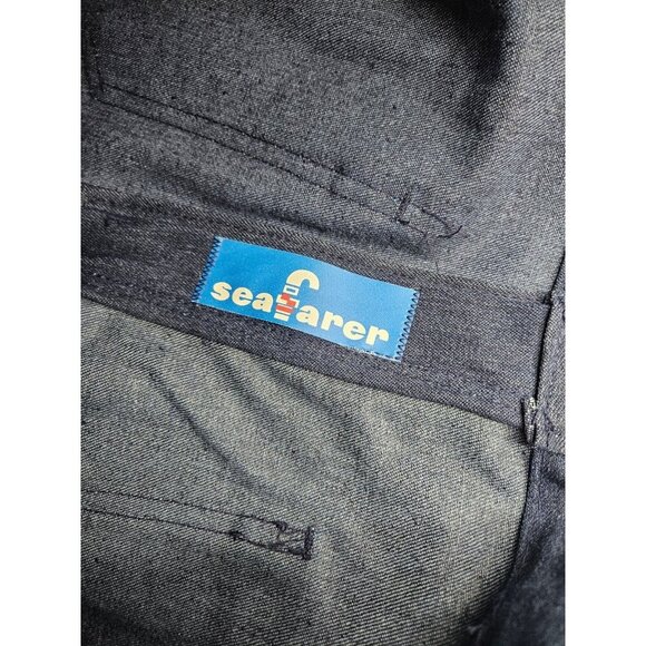 VTG Deadstock Seafarer Denim Utility Trousers Jeans Mens 32x32 Dungarees USA - Picture 6 of 11